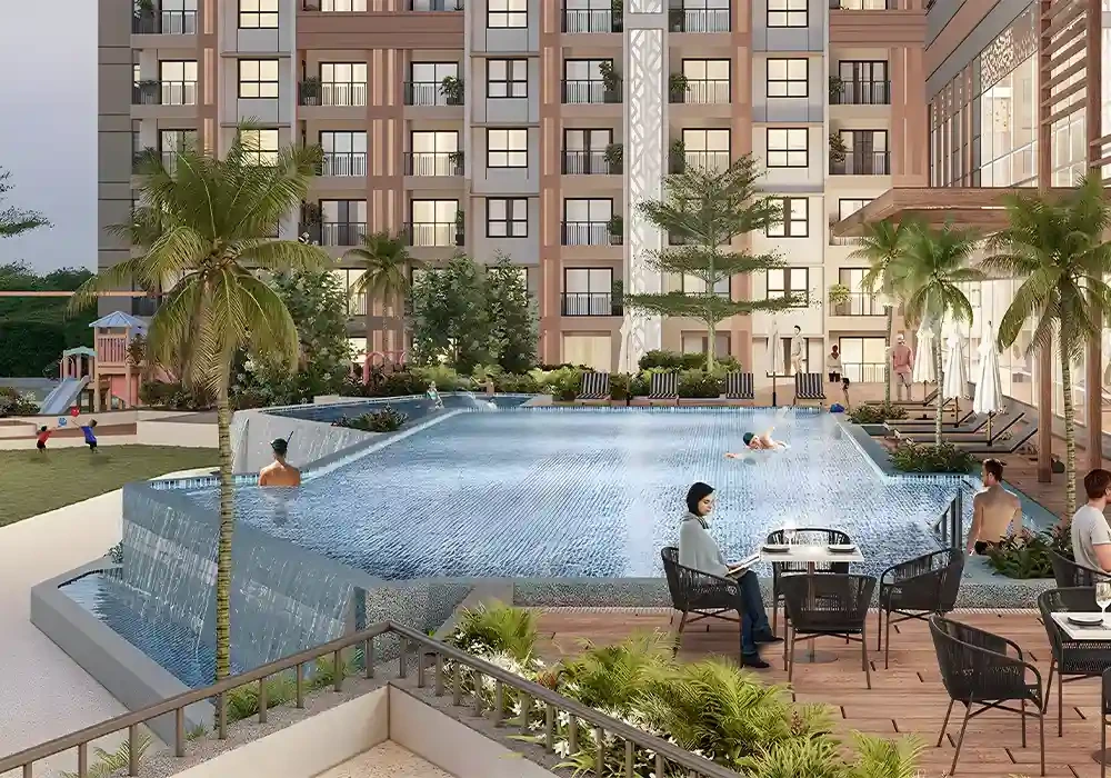 Godrej Sora residence towers, front elevation